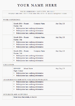 format of resume. resume format sample.