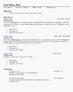 cv examples for job. Provide job interview